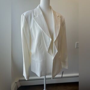 Tahari Arthur S. Levine Ivory White Blazer size 16